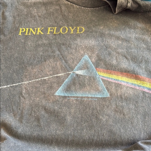 Pink Floyd Tour Shirt Womens Gray Graphic Short Sleeve T-Shirt - Picture 6 of 6